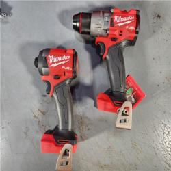 HOUSTON LOCATION - AS-IS (APPEARS LIKE NEW) Milwaukee M18 FUEL 18V Lithium-Ion Brushless Cordless Hammer Drill and Impact Driver Combo Kit (2-Tool) with 2 Batteries