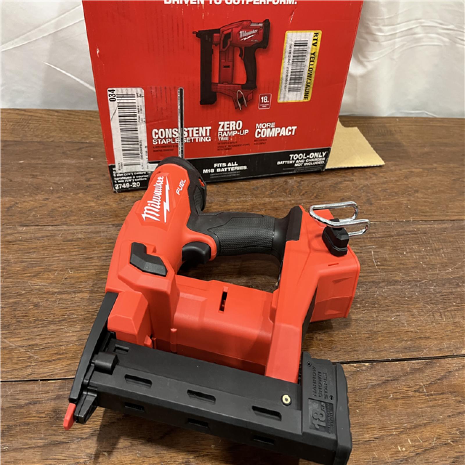 AS-ISM18 FUEL 18-Volt Lithium-Ion Brushless Cordless 18-Gauge 1/4 in. Narrow Crown Stapler (Tool-Only)