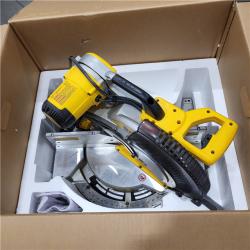 AS-IS DeWalt 15 Amp Corded 12 in. Compound Double Bevel Miter Saw