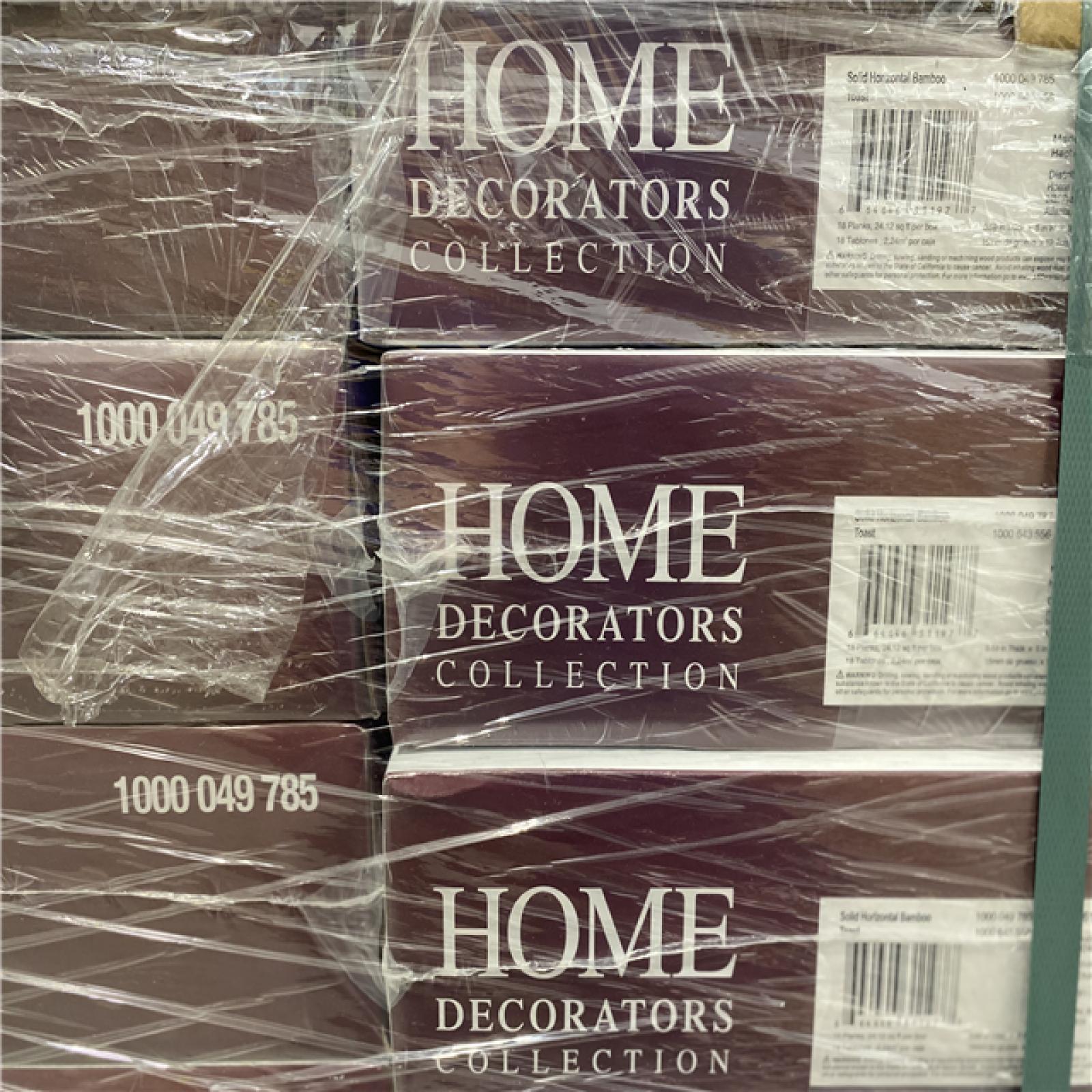 DALLAS LOCATION - Home Decorators Collection Horizontal Toast 5/8 in. T x 5 in. W x 38.59 in. L Solid Bamboo Flooring(24.12 sqft / case) -PALLET (12 UNITS)