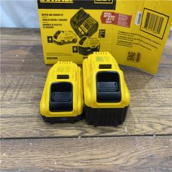 AS IS DEWALT 20V MAX Lithium-Ion 6.0Ah and 4.0Ah Battery and Charger Starter Kit