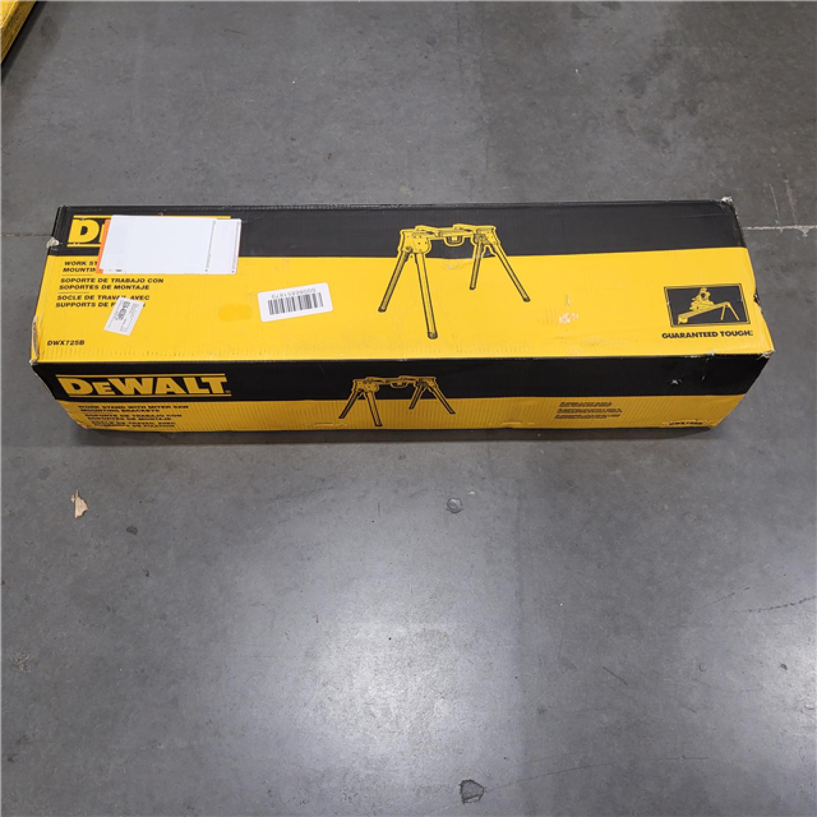 NEW! DEWALT Miter Saw Stand, Heavy Duty with Miter Saw Mounting Brakets, Tool Only (DWX725B)