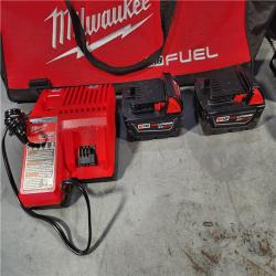 HOUSTON LOCATION - AS-IS Milwaukee 5 Tool Combo Kit W/ (2) Battery & Charger