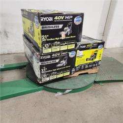 Dallas Location - As-Is Ryobi Lawn Mower Pallet (Lot Of 3)