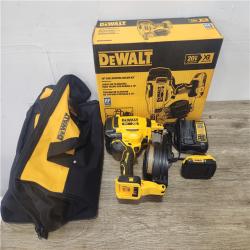 Phoenix Location Appears NEW DEWALT 20V MAX Lithium-Ion 15-Degree Electric Cordless Roofing Nailer Kit with 2.0Ah Battery Charger and Bag