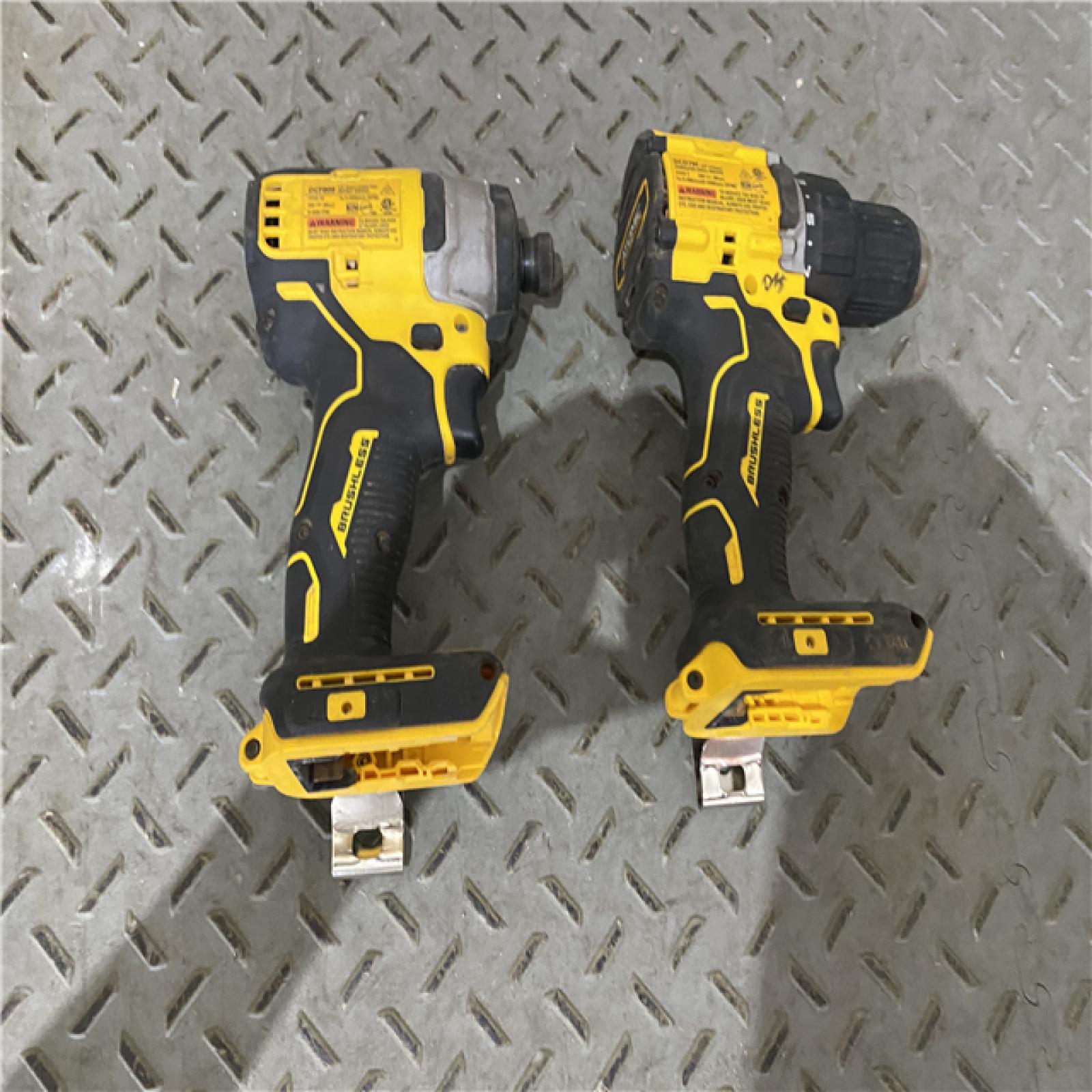 Houston location AS-IS DEWALT ATOMIC 20-Volt MAX Lithium-Ion Cordless Combo Kit (2-Tool) ONLY TOOL