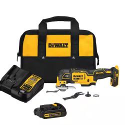 NEW!- DEWALT 20V MAX XR Cordless Brushless 3-Speed Oscillating Multi Tool with (1) 20V 1.5Ah Battery and Charger