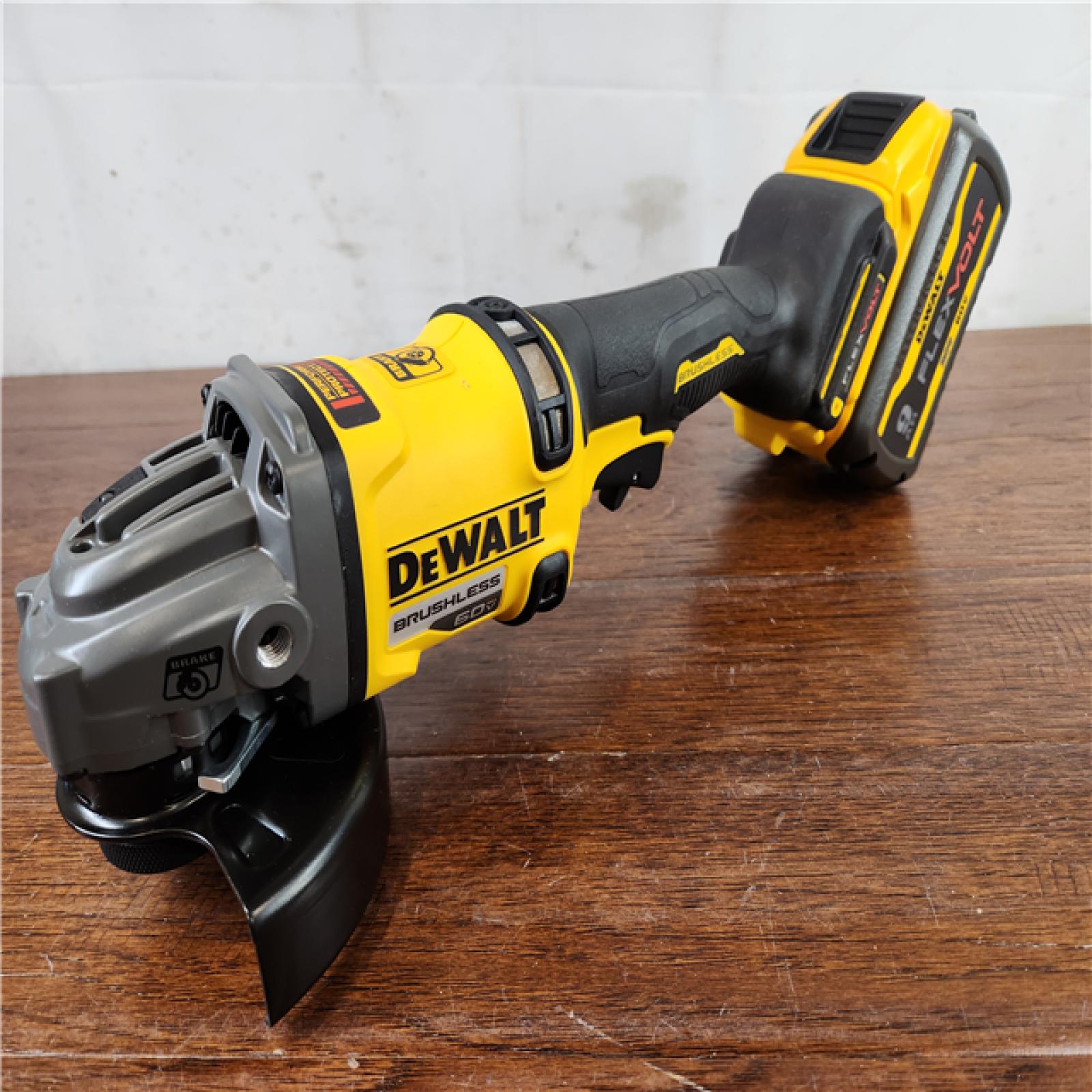 Good DEWALT 60V MAX FLEXVOLT Brushless Cordless Grinder with Kickback Brake Kit