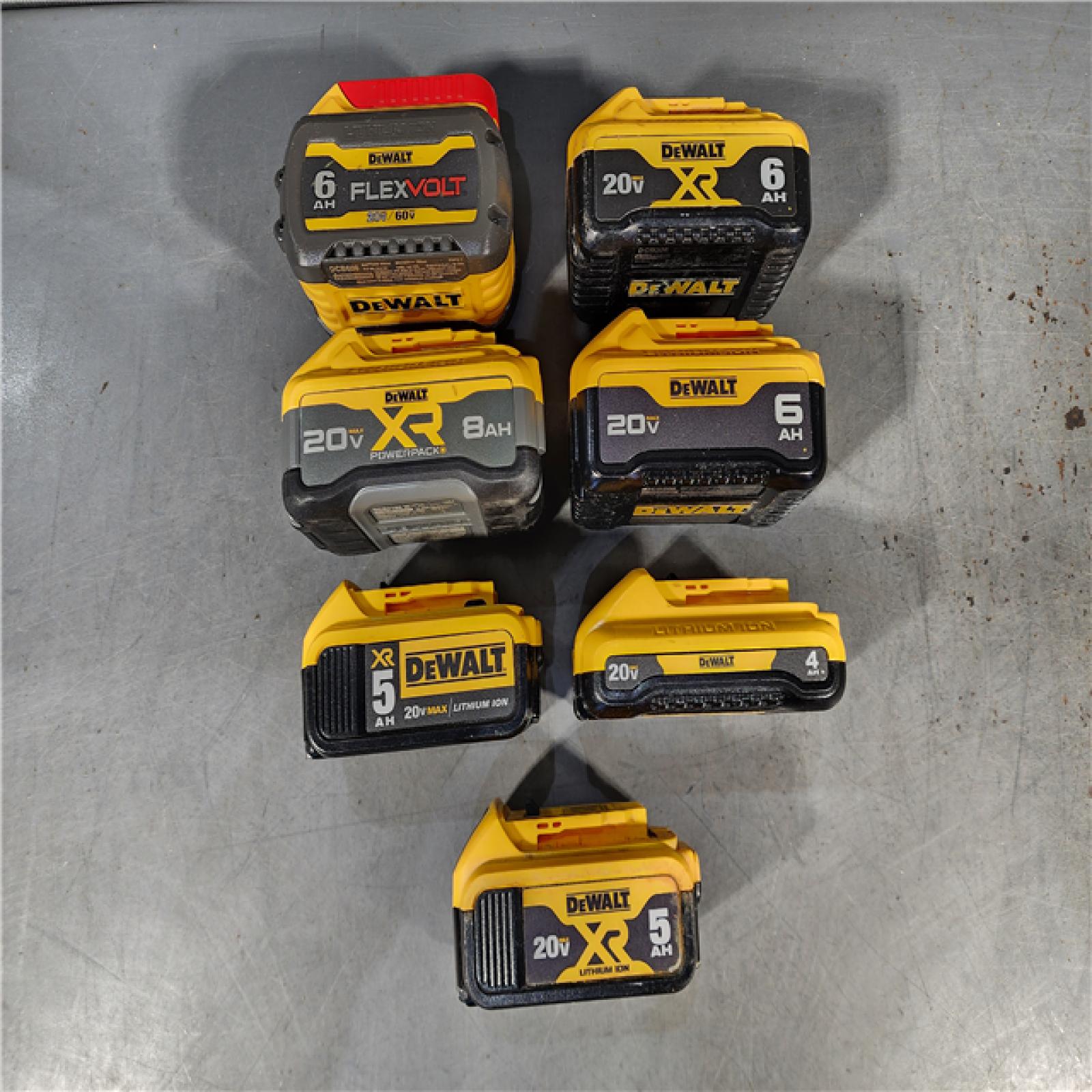 HOUSTON LOCATION - AS-IS DEWALT BATTERY PACK QTY - 15