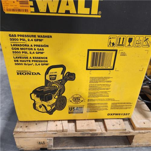 Dallas Location - As-Is DEWALT 3300 PSI 2.4 GPM Cold Water Gas Pressure Washer