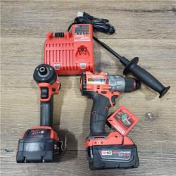 AS-IS M18 FUEL 18V Lithium-Ion Brushless Cordless Hammer Drill and Impact Driver Combo Kit (2-Tool) with 2 Batteries