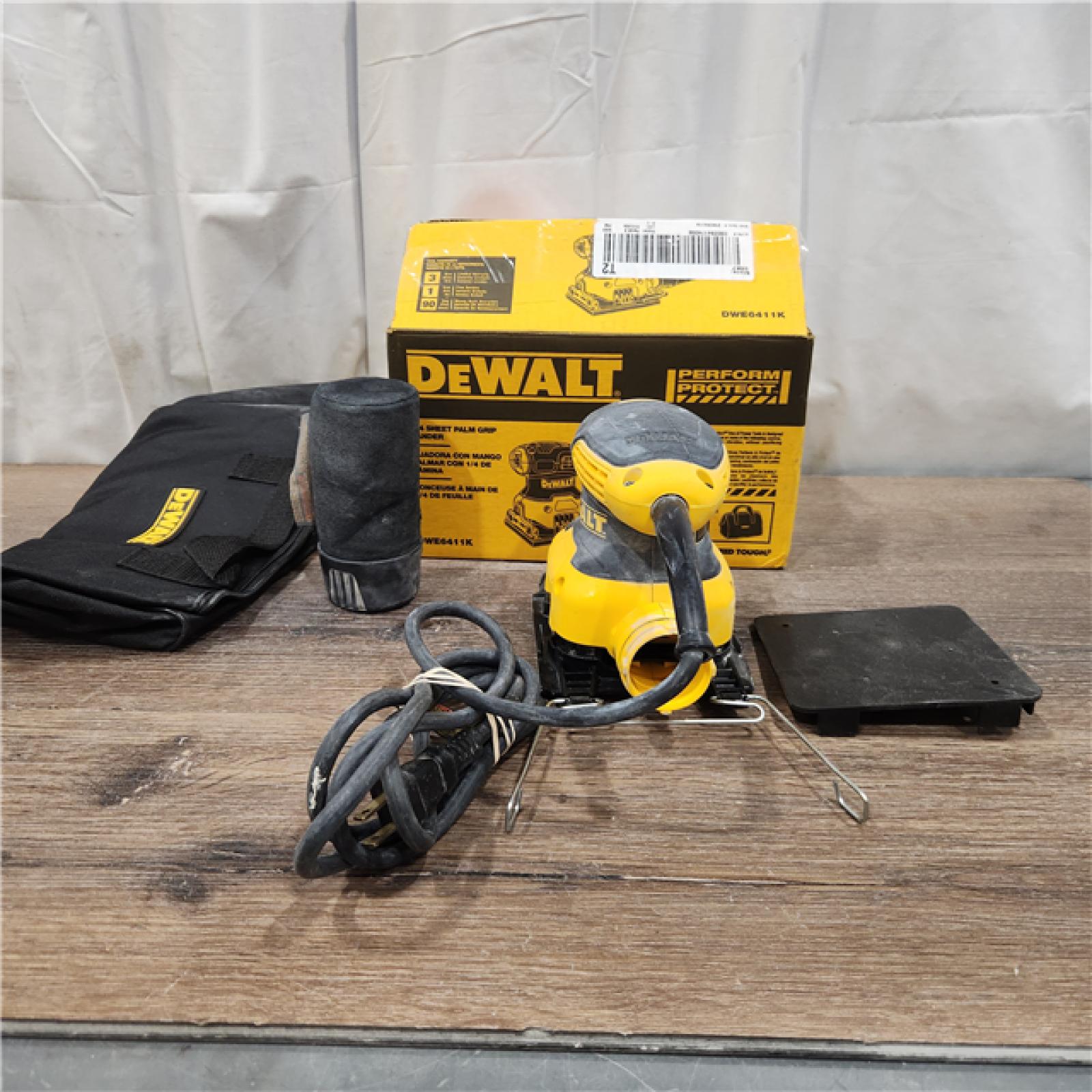 AS IS Black & Decker/Dewalt DWE6411K 2.4A 1/4 Sheet Sander