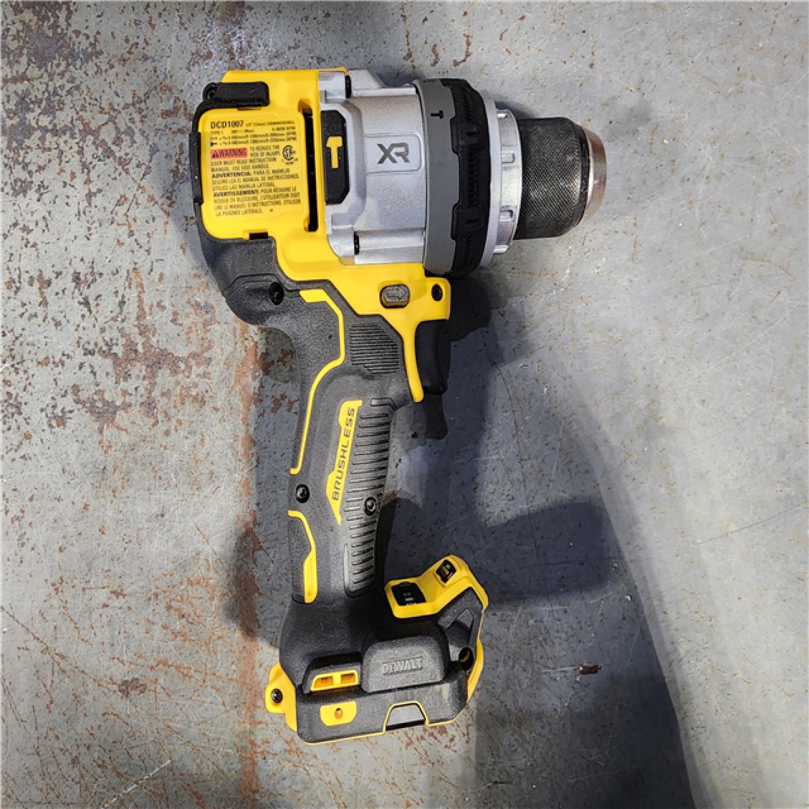 HOUSTON LOCATION - AS-IS DEWALT 20V XR Lithium-Ion Cordless Hammer Drill Kit with 8.0 Ah Battery, Charger and Kit Bag