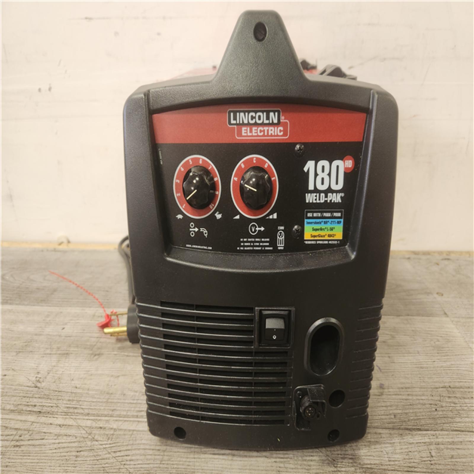 Phoenix Location Lincoln Electric Weld-Pak 180 Amp MIG Flux-Core Wire Feed Welder, 230V, Aluminum Welder with Spool Gun sold separately