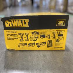 NEW! - DEWALT 20V MAX Cordless 9 Tool Combo Kit with (2) 20V 2.0Ah Batteries and Charger