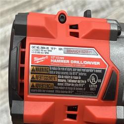 AS-IS MILWAUKEE M18 FUEL 18V Lithium-Ion Brushless Cordless Hammer Drill and Impact Driver Combo Kit (2-Tool) with 2 Batteries