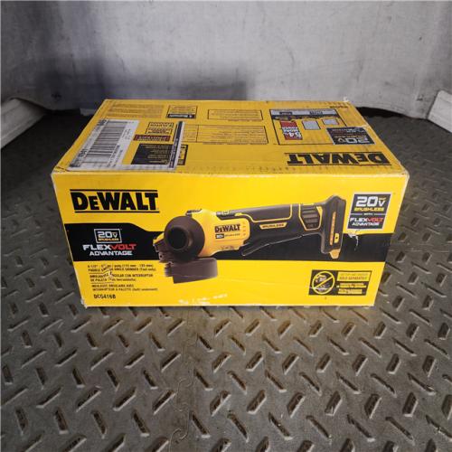 HOUSTON LOCATION - AS-IS 20V MAX Cordless Brushless 4.5 - 5 in. Paddle Switch Angle Grinder with FLEXVOLT ADVANTAGE (Tool Only)