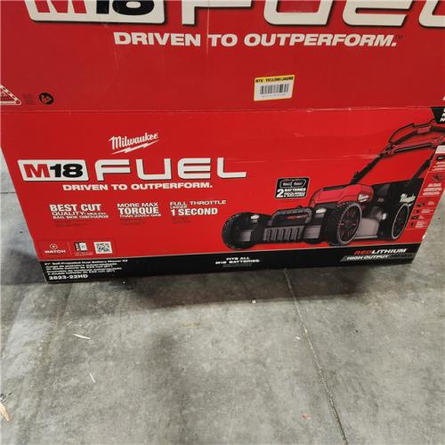 Dallas Location - As-Is Milwaukee M18 FUEL 21inch Self-Propelled Dual Battery