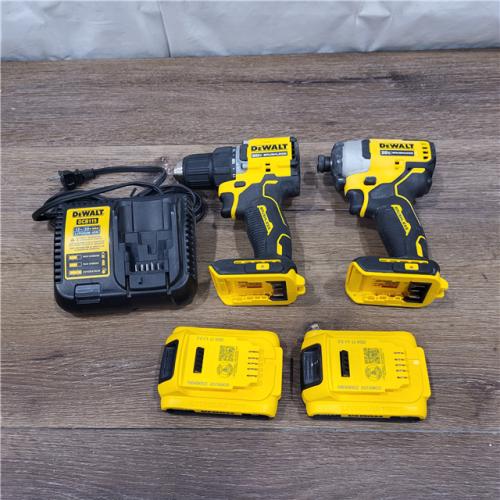 AS-IS ATOMIC 20-Volt MAX Lithium-Ion Cordless Combo Kit (2-Tool) with (2) 2.0Ah Batteries, Charger and Bag