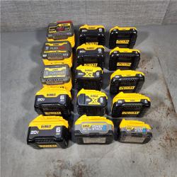 HOUSTON LOCATION - AS-IS DEWALT BATTERY PACK QTY - 15