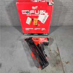 HOUSTON LOCATION - AS-IS Milwaukee 2839-20 M18 FUEL 15 Ga. 18 Volt Brushless Angled Finish Nailer (TOOL ONLY)