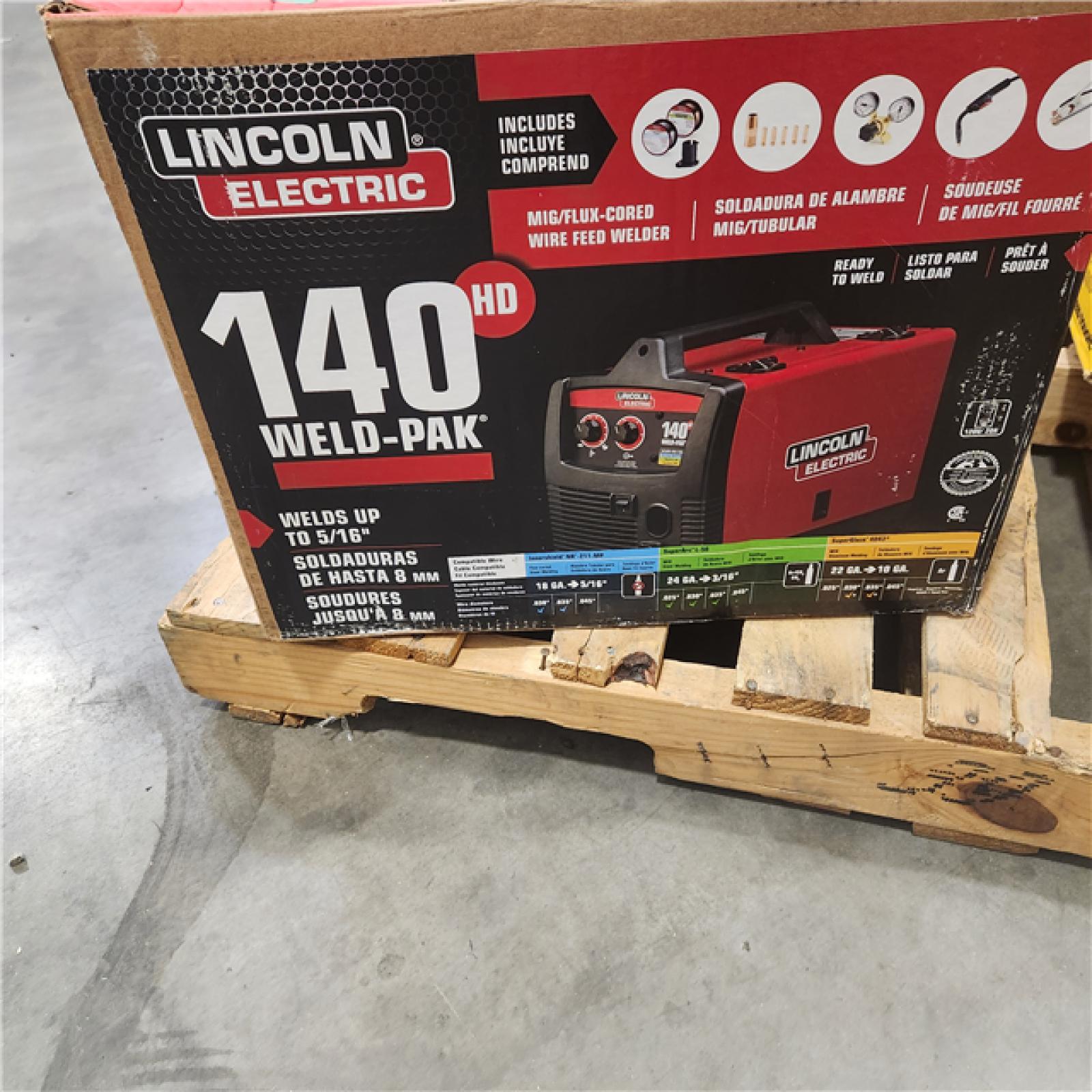 Dallas Location - As-Is Lincoln Electric K2514-1 Weld Pak 140 HD Wire-Feed