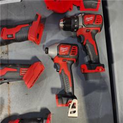 HOUSTON LOCATION - AS-IS M18 18-Volt Lithium-Ion Cordless Combo Kit (9-Tool) with (2) Batteries, Charger, and Tool Bag