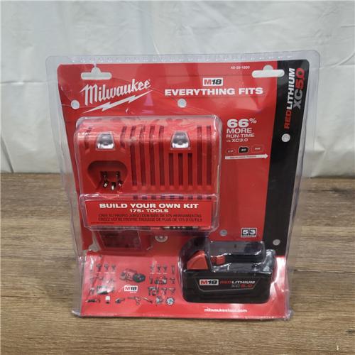 AS-IS Milwaukee M18 18-Volt Lithium-Ion XC Battery Starter Kit