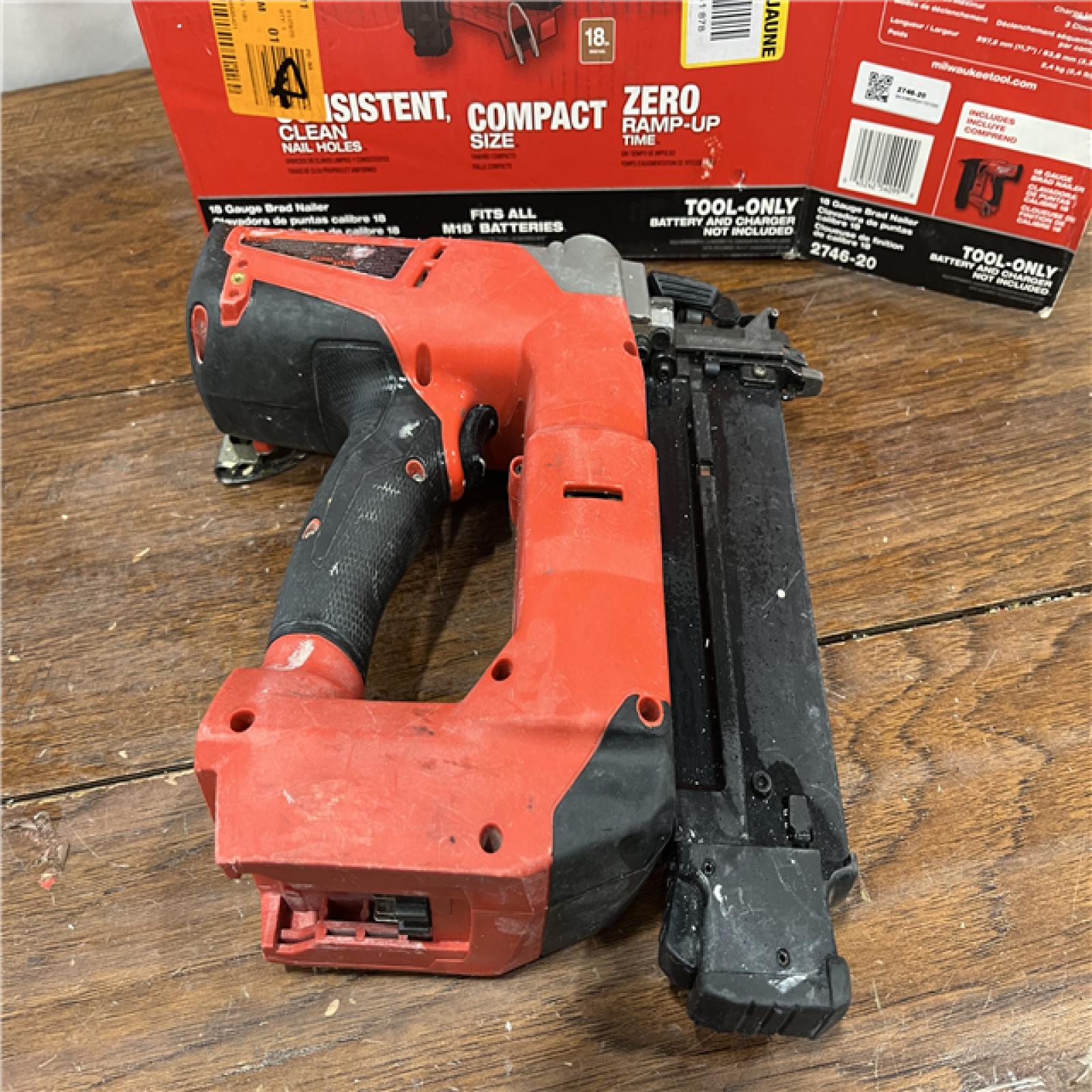 AS-ISMilwaukee M18 FUEL 18 Gauge Brad Nailer