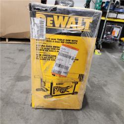 Dallas Location - NEW- DEWALT 15 Amp Corded 8-1/4 in. Compact Portable Jobsite Tablesaw