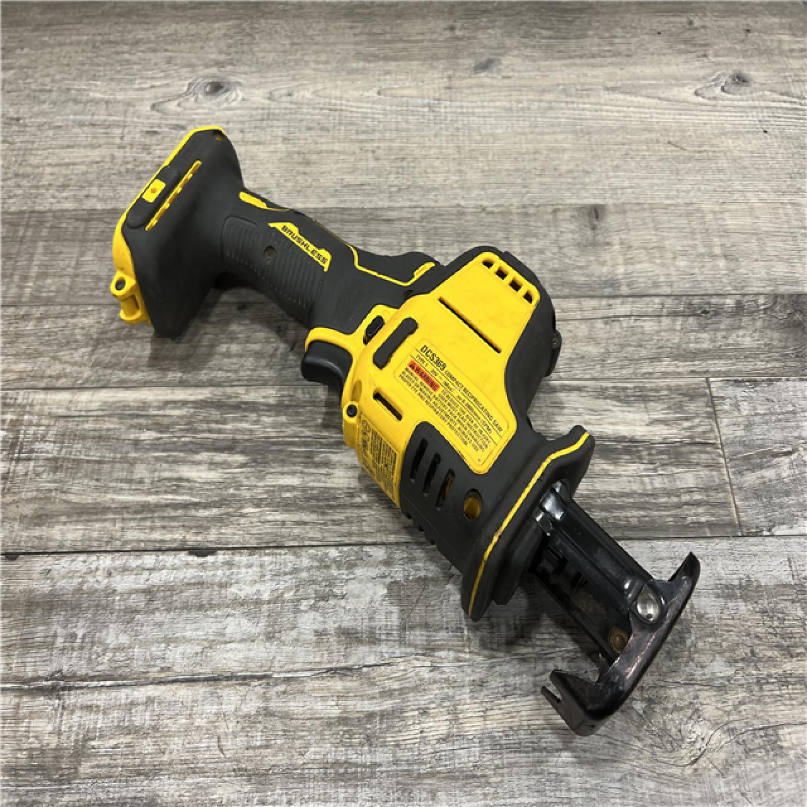 AS-IS Dewalt DCS369B ATOMIC 20V MAX Cordless One-Handed Reciprocating Saw (Tool Only)