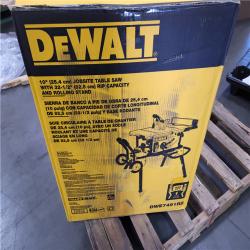 California AS-IS DeWalt Jobsite Table Saw w/Rolling Stand