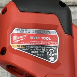 AS-IS MILWAUKEE M12 12-Volt Lithium-Ion Cordless Rivet Tool (Tool-Only)