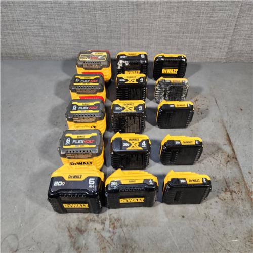 HOUSTON LOCATION - AS-IS DEWALT BATTERY PACK QTY - 15