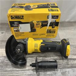 AS-IS DEWALT 20V MAX Cordless Brushless 4.5 - 5 in. Paddle Switch Angle Grinder with FLEXVOLT ADVANTAGE (Tool Only)