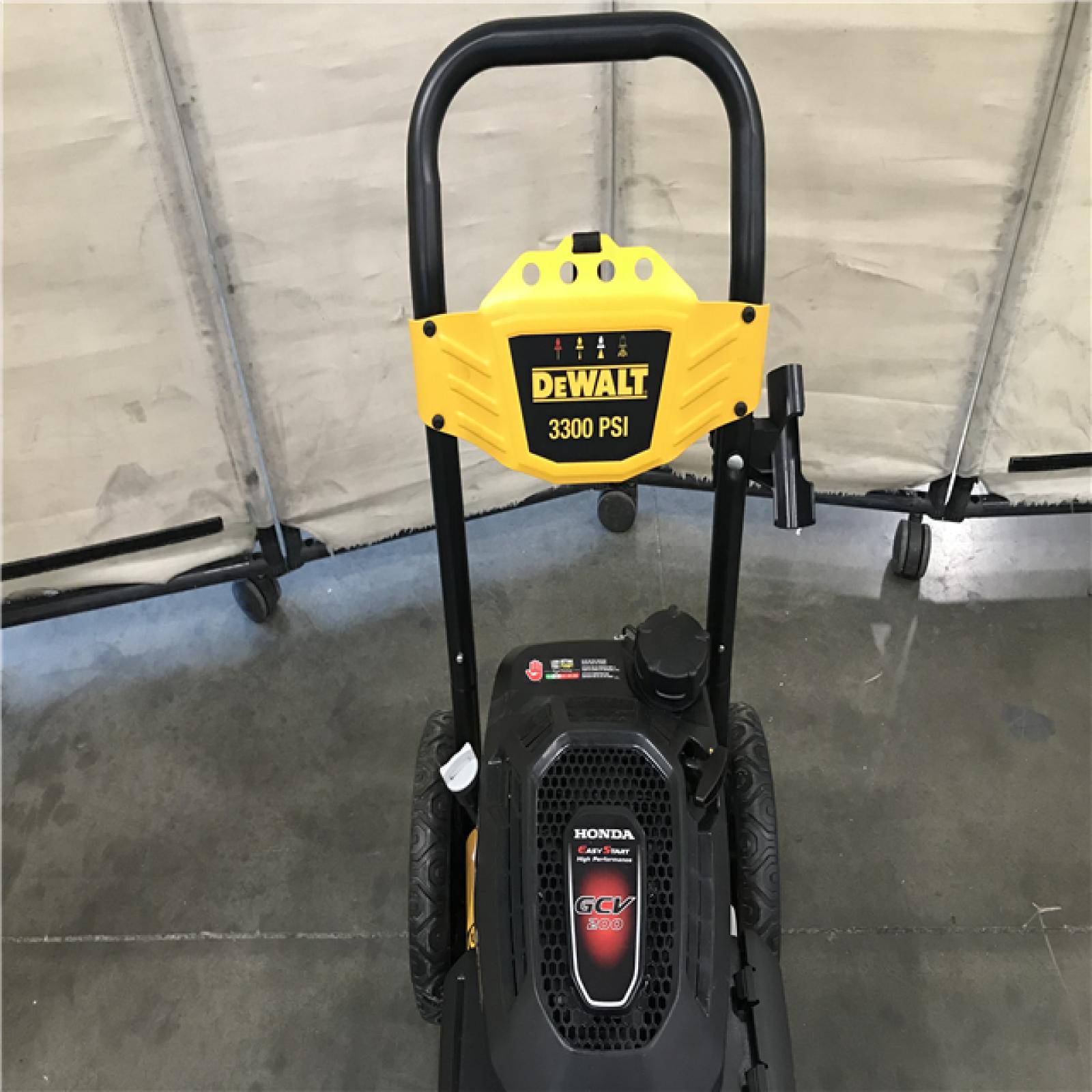 California AS-IS DEWALT 3300 PSI 2.4 GPM Gas Cold Water Pressure Washer with HONDA GCV200 Engine