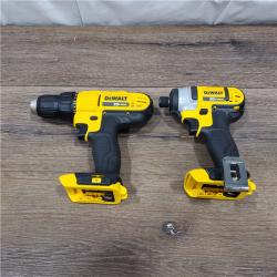 AS-IS DeWALTÂ® 20V MAX Cordless Drill Driver/Impact Driver Combo Kit 1.3 Ah Lithium Ion