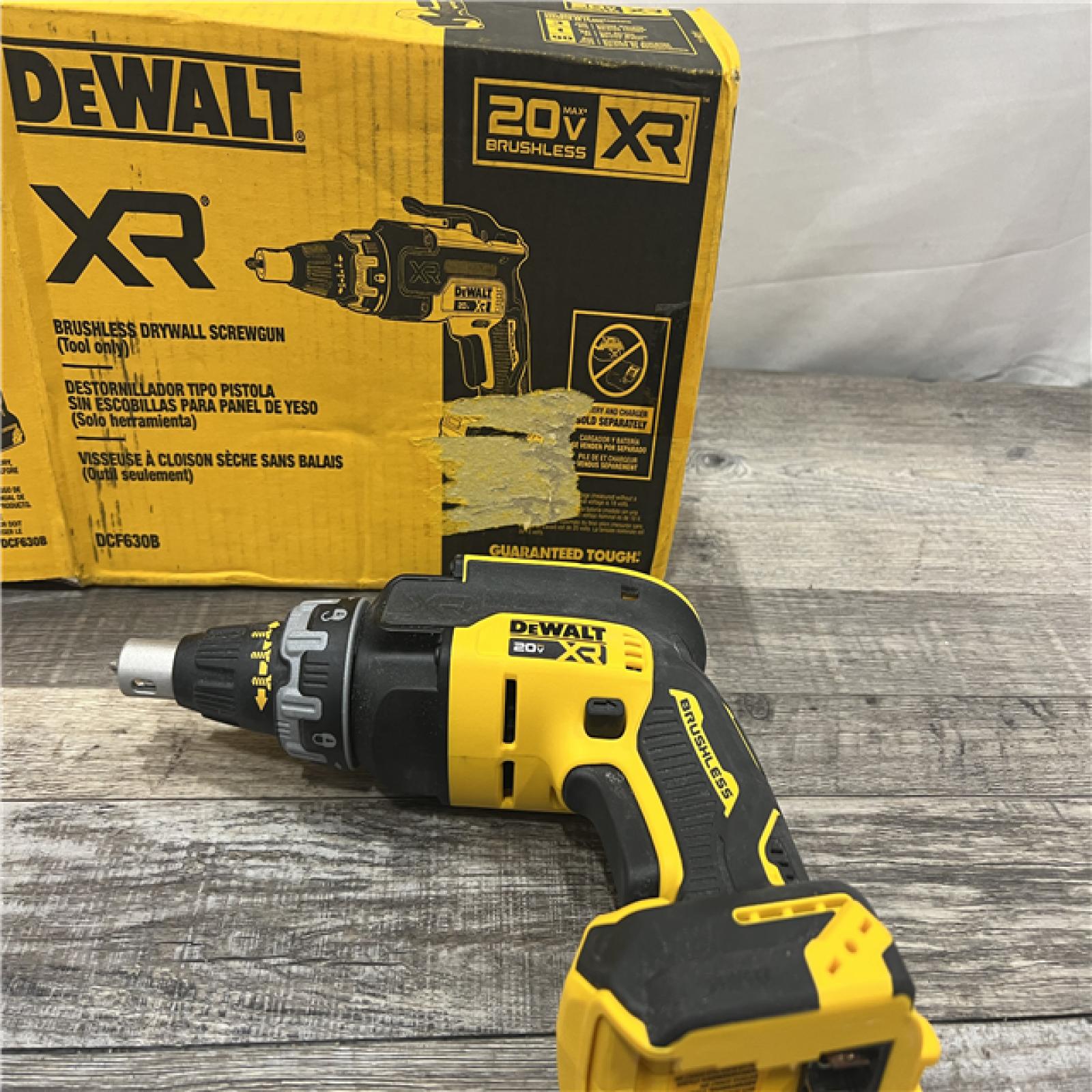 AS-IS DeWalt DCF630B 20V Cordless Brushless Screw Gun (Tool Only)