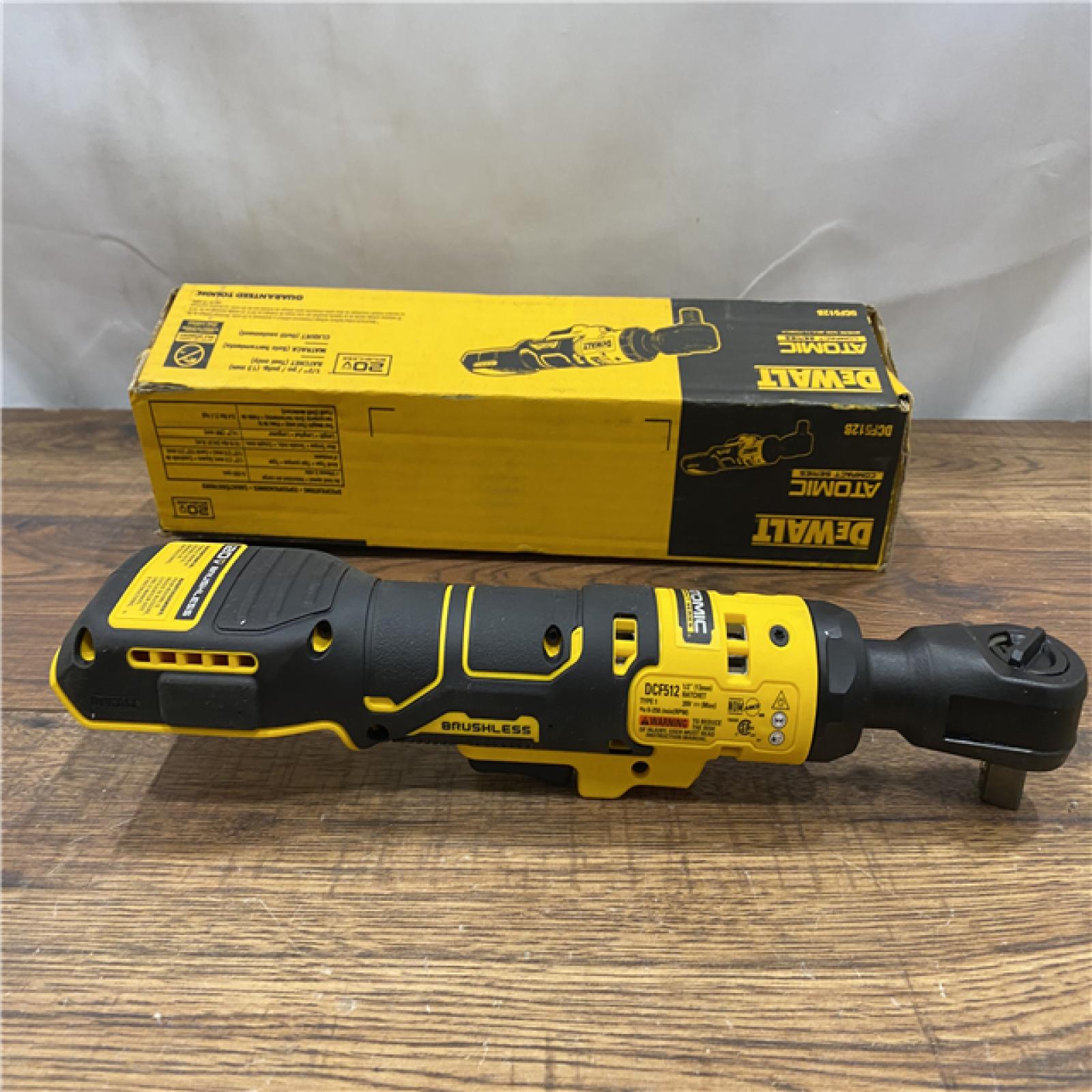 AS IS ATOMIC 20V MAX Cordless 1/2 in. Ratchet (Tool Only)