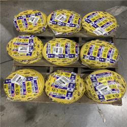 DALLAS LOCATION - Southwire 100 ft. 12/2 Solid Romex SIMpull CU NM-B W/G Wire PALLET -(27 UNITS)