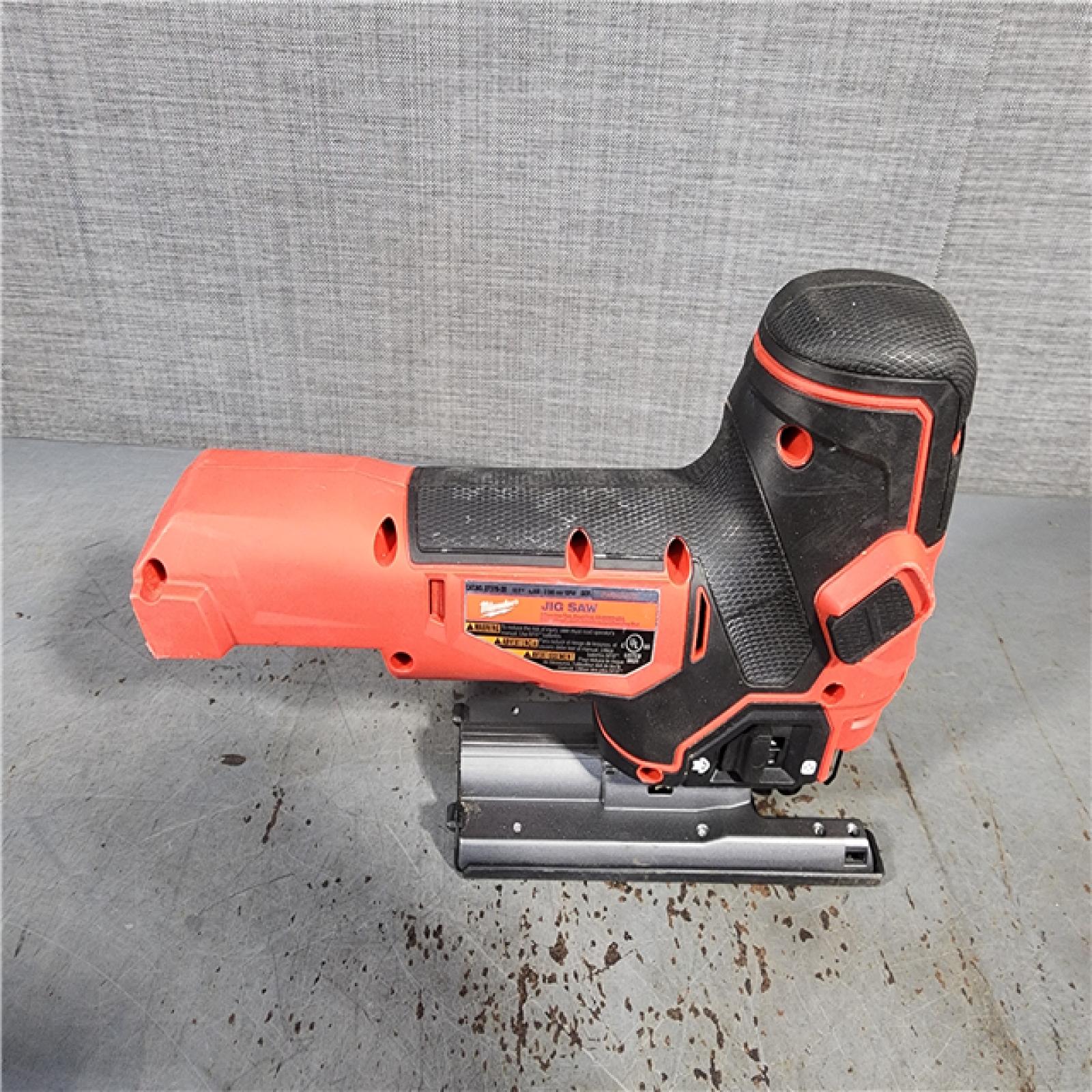 HOUSTON LOCATION - AS-IS Milwaukee M18 FUEL 18 Volt Lithium-Ion Brushless Barrel Grip Cordless Jig Saw (Bare Tool)