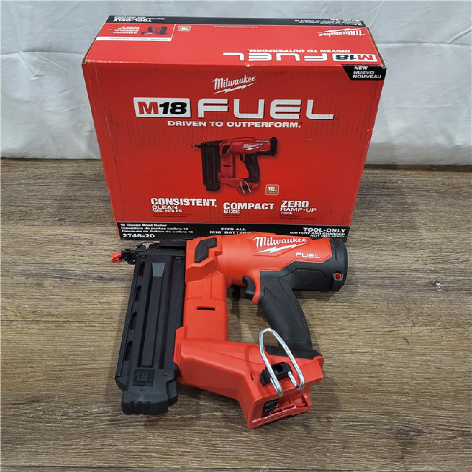 AS-IS Milwaukee M18 FUEL 18 Gauge Brad Nailer