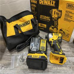 AS-IS DEWALT ATOMIC 20V MAX* Brushless Cordless Compact 1/4 in. Impact Driver Kit