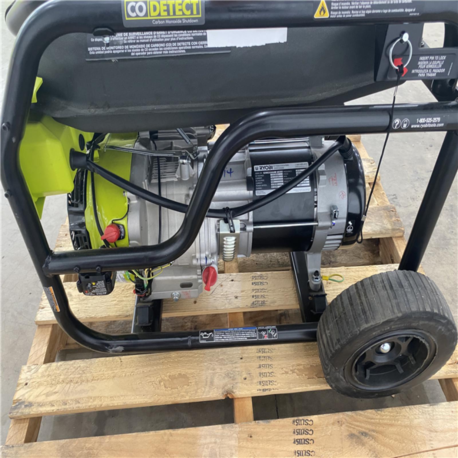 Houston Location - AS-IS Ryobi Easy Start 6,500 Running Watts 8,125 Starting Watts Generator