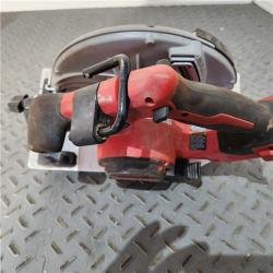 HOUSTON Location-AS-IS-Milwaukee 2992-22 18V M18 Lithium-Ion Brushless Cordless 2-Tool Combo Kit with 1/2 Hammer Drill/Driver and 7-1/4 Circular Saw 4.0 Ah APPEARS IN USED Condition