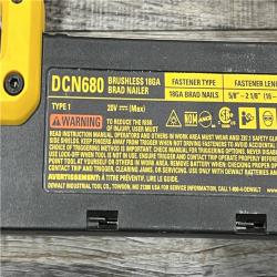 AS-IS DEWALT 20V MAX XR 18 Gauge Brad Nailer Kit