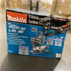 NEW! - Makita 40V Max XGT Brushless Cordless 8-1/2 in. Dual-Bevel Sliding Compound Miter Saw, AWS Capable (Tool Only)