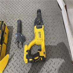 Houston location AS-IS DEWALT 20V MAX Cordless Brushless 1 in. SDS Plus D-Handle Concrete and Masonry Rotary Hammer (Tool Only)