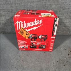 HOUSTON LOCATION - AS-IS Milwaukee M18 18V Cordless Brushed 2 Tool Drill/Driver and Impact Driver Kit