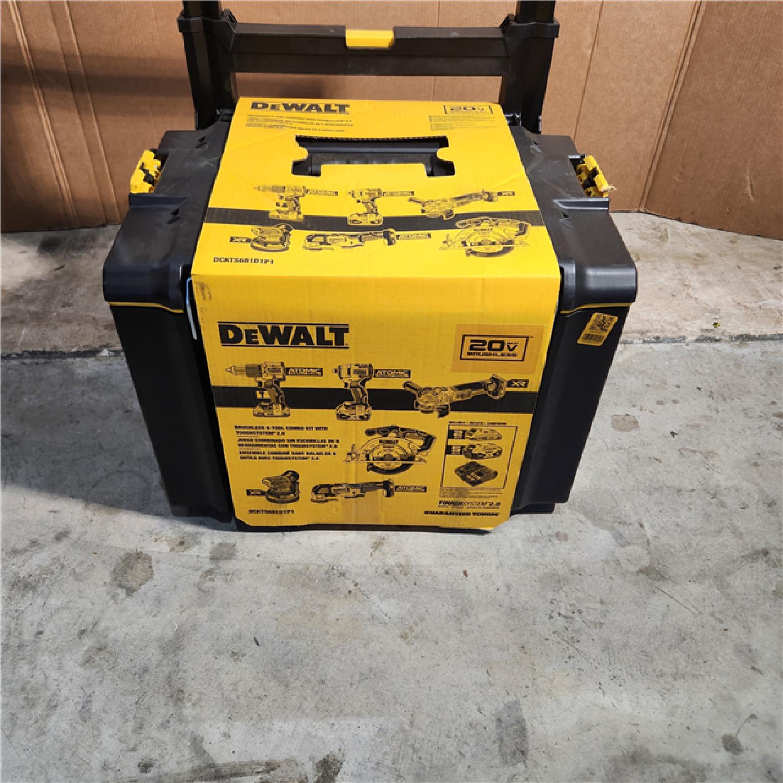 Houston location AS-IS Dewalt 20-Volt MAX ToughSystem Lithium-Ion 6-Tool Cordless Combo Kit